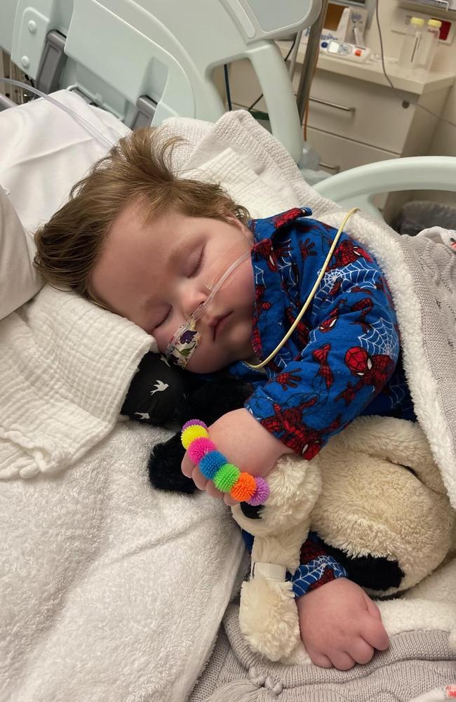 Levi has been in a minimally conscious state since the August last year. Picture: Supplied