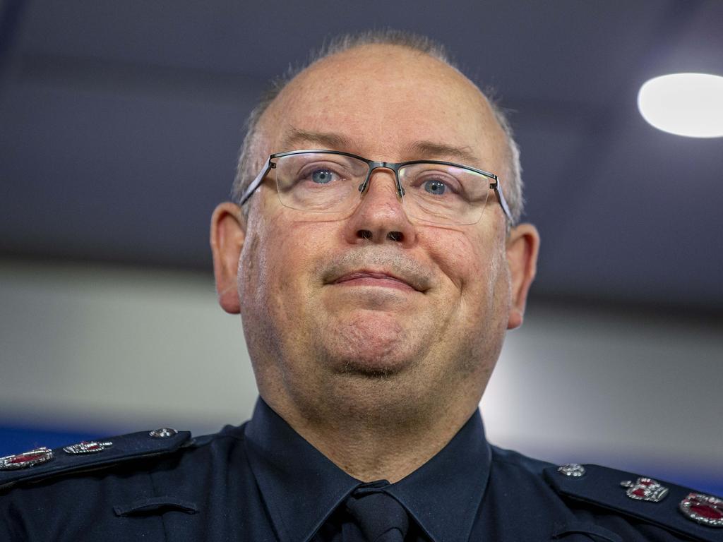 The request for private hotel security guards came from Victorian chief commissioner Graham Ashton.