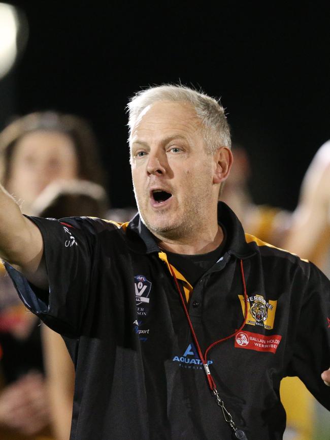 John Lamont previously coached Werribee before joining Mooroopna. Picture: Mark Wilson