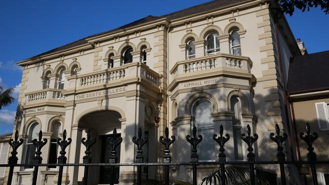 Scots College in Bellevue Hill, Sydney. Picture: Damian Shaw