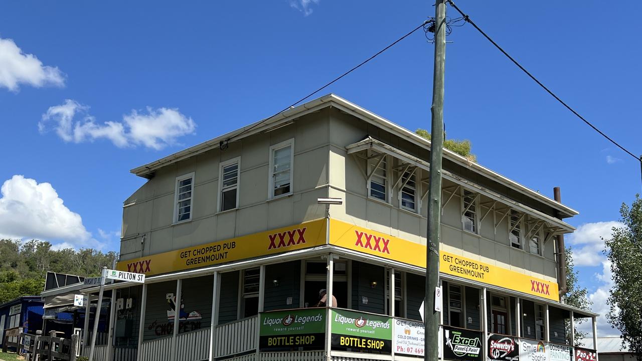 The Get Chopped Pub in Greenmount where a Toowoomba woman won a $300,000 Keno prize on New Year's Day. Picture: Marcus de Blonk Smith