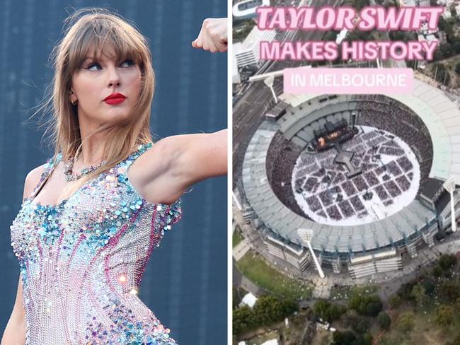 Taylor Swift at the MCG.