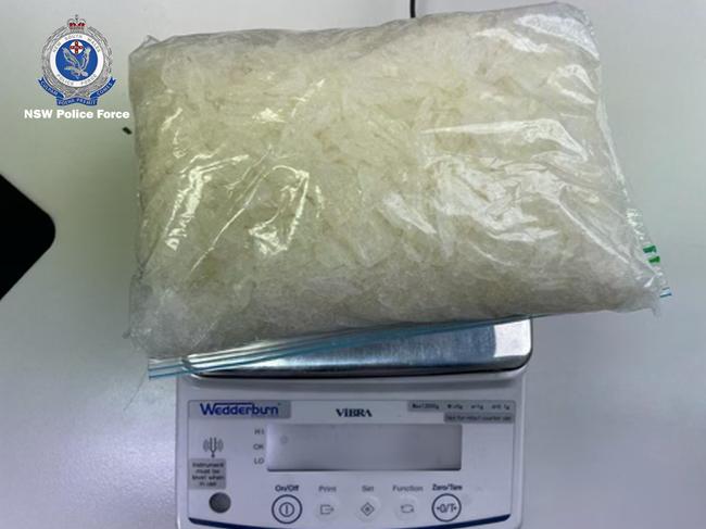 Drugs seized as part of Organised Crime Squad Strike Force Garlow investigation. Picture: NSW Police