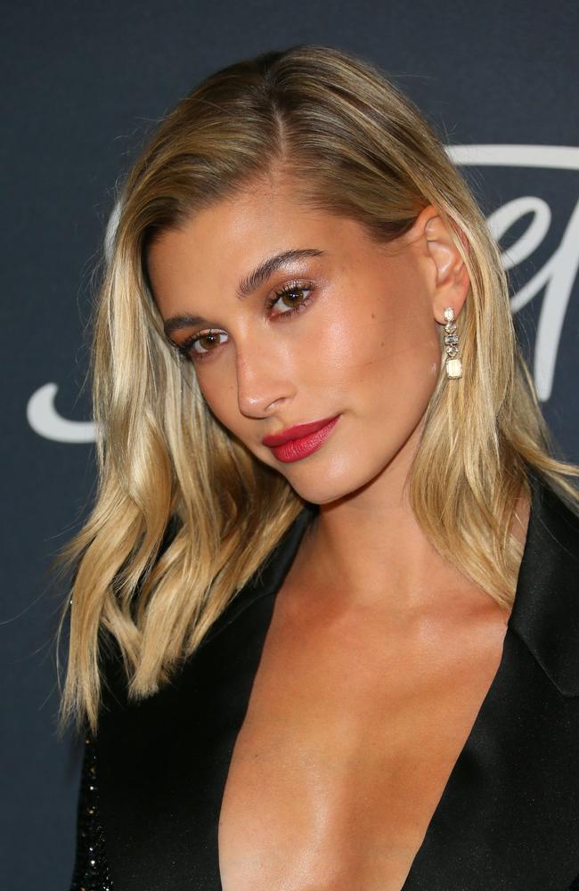 Hailey Bieber at the 21st Annual InStyle and Warner Bros. Golden Globe after-party in Beverly Hills. Picture: AFP