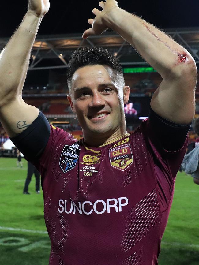 Has Cooper Cronk ended his Origin career on a dizzying high? Picture: Adam Head