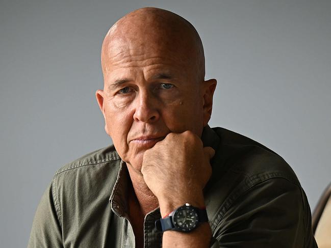 15/11/2024: Peter Greste at his home in Newmarket, Brisbane, before he flies to the UK to participate in a three week hunger strike in support of his former cellmate during his imprisonment in Egypt . pic: Lyndon Mechielsen/Courier Mail