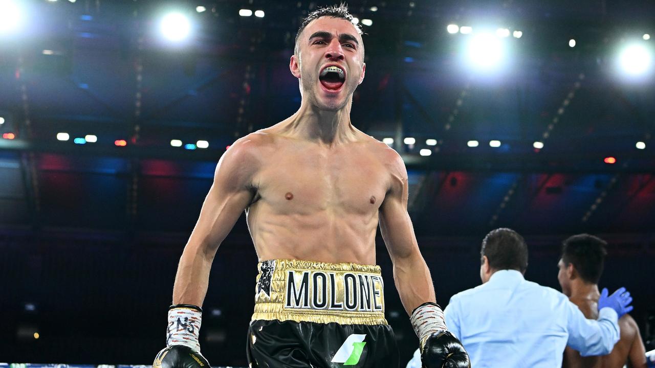 Jason Moloney is celebrating. Photo by Quinn Rooney/Getty Images.