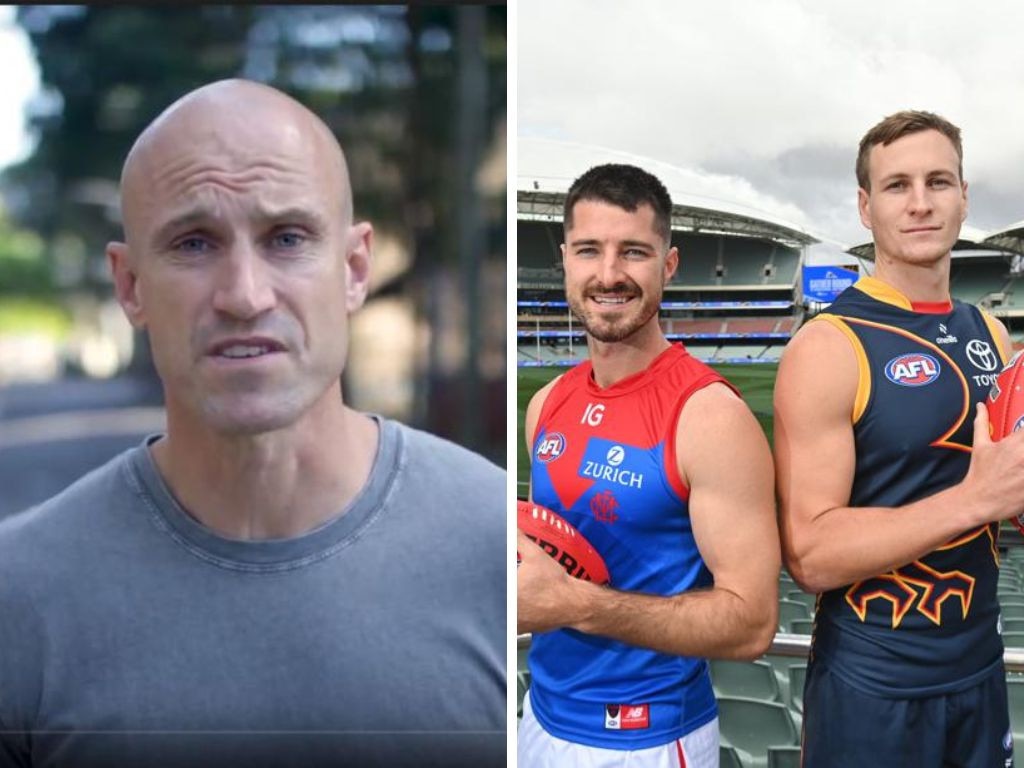 Ryan Fitzgerald and the AFL's Gather Round. Photos: Supplied/News Corp