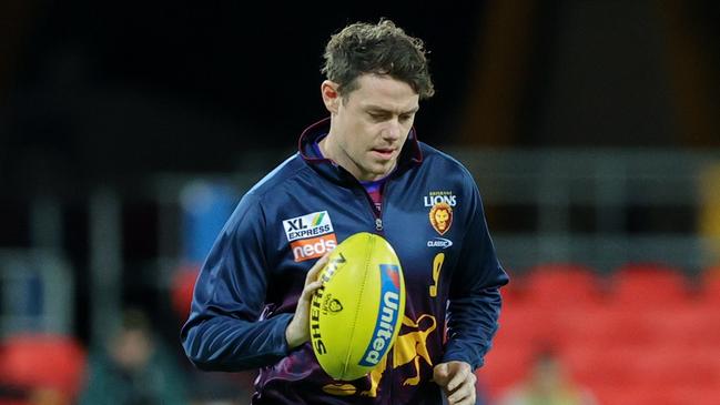 Lachie Neale will battle on through the pain this year. Picture: Russell Freeman/AFL Photos