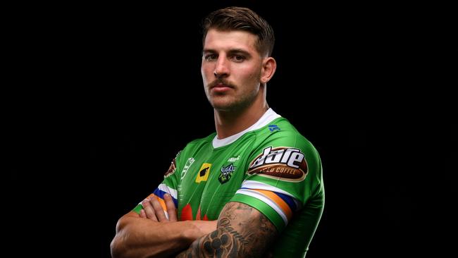 Curtis Scott hopes to remain off the drink for the 2020 season. Picture: Canberra Raiders