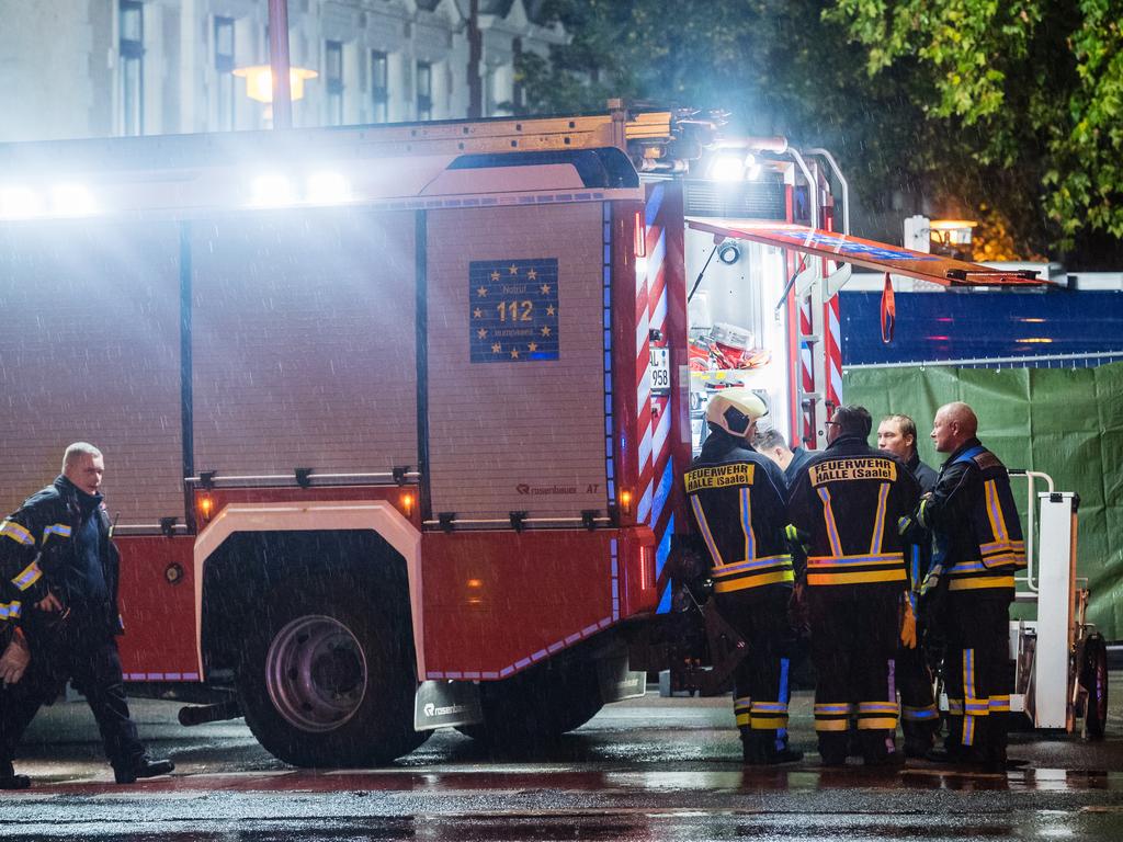 Emergency services at the scene. Picture: Getty Images