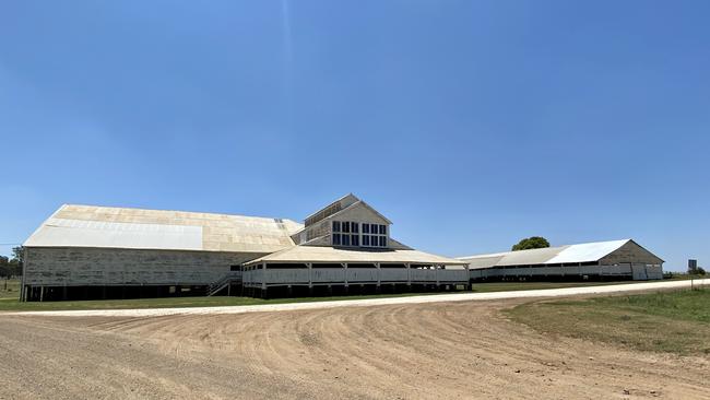 Windy Station wool shed. Picture: James Wagstaff