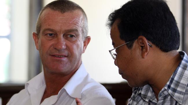 Ricky Rawson at Denpasar District Court, August 11, 2011.