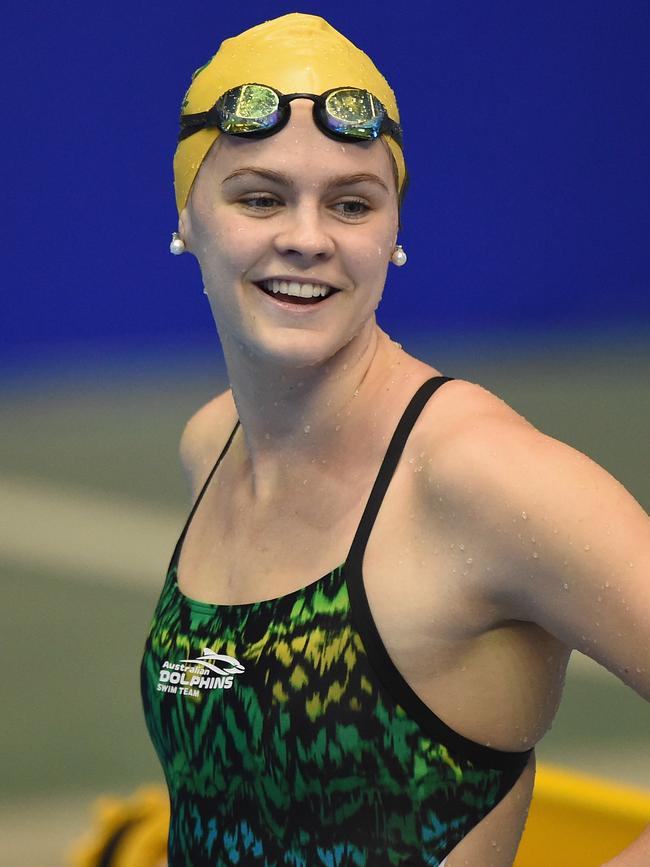 St Peters Western swimmer Shayna Jack.(AAP Image/Matt Roberts)