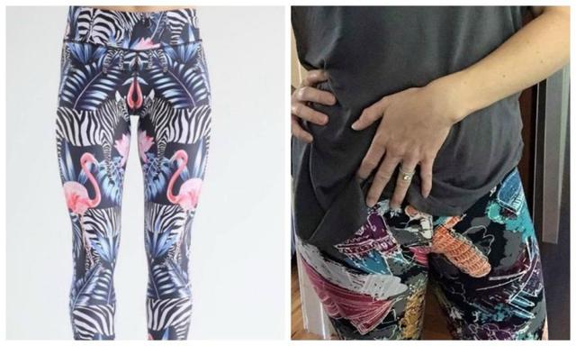 Um, we won't be doing squats in these babies: Rude activewear goes viral