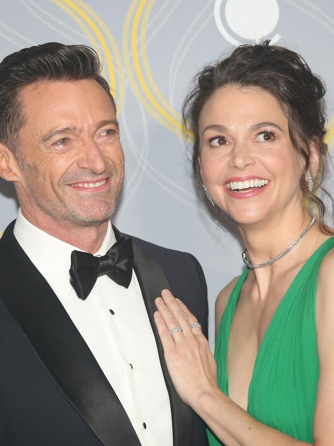 Hugh Jackman and his rumoured new love, Sutton Foster, at the 75th Annual Tony Awards in 2022. Picture: Bruce Glikas/FilmMagic