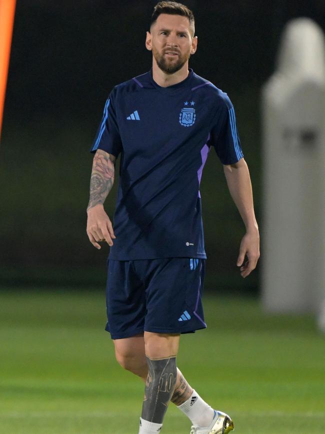 Argentina forward Lionel Messi shapes as a formidable opponent for the Socceroos. Picture: AFP