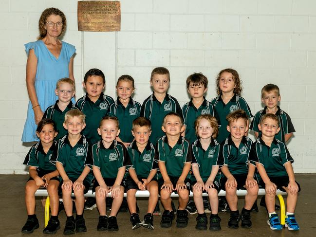 Calen District State College Back Row: Mrs Mellissa Peach, Dom Johnson, Kingston Tane, Winter Amos-Fazey, Heath Gilmour, Brodie Quantock, RileyBielenberg, Dusty Pitt Front Row: Keeva Rooney, Gilbert Eden, Ivy Hill, Brody Vella, Darcy Simpson, Levi Farmer, Finnley Dorrington, Lincoln Barron Picture: Michaela Harlow