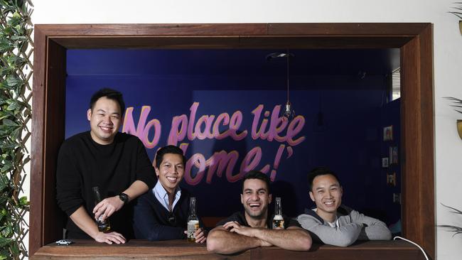 The team at Bar 53. Pic: AAP Image/Simon Bullard