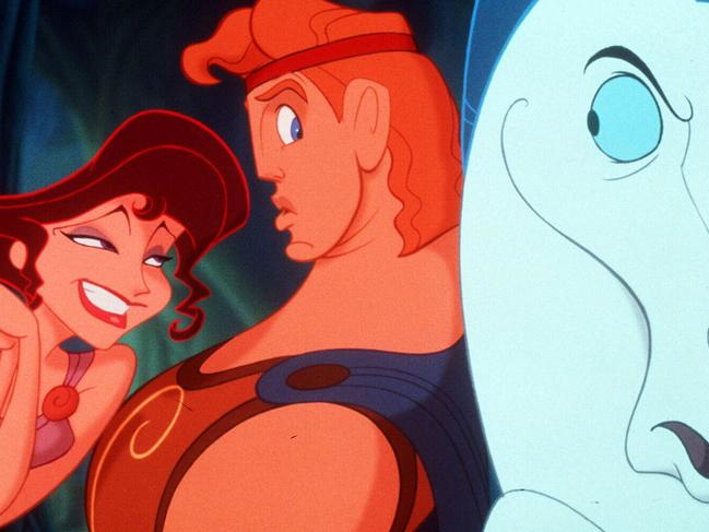 A scene from 1997 animated cartoon film Hercules.