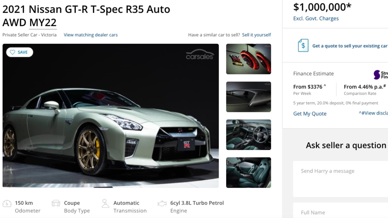 Some GT-R owners are trying to ‘flip’ their cars for a quick return.