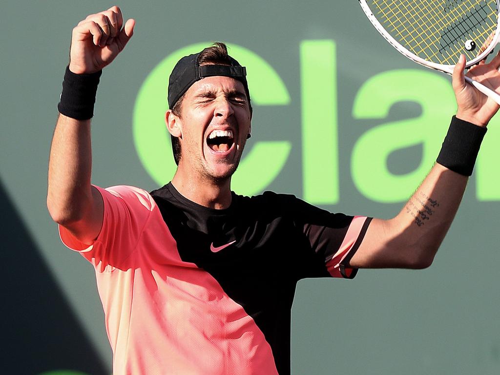 The highs are high, and Kokkinakis has had some incredible moments around the world. Picture: Pedro Portal/Tribune News Service/Getty Images