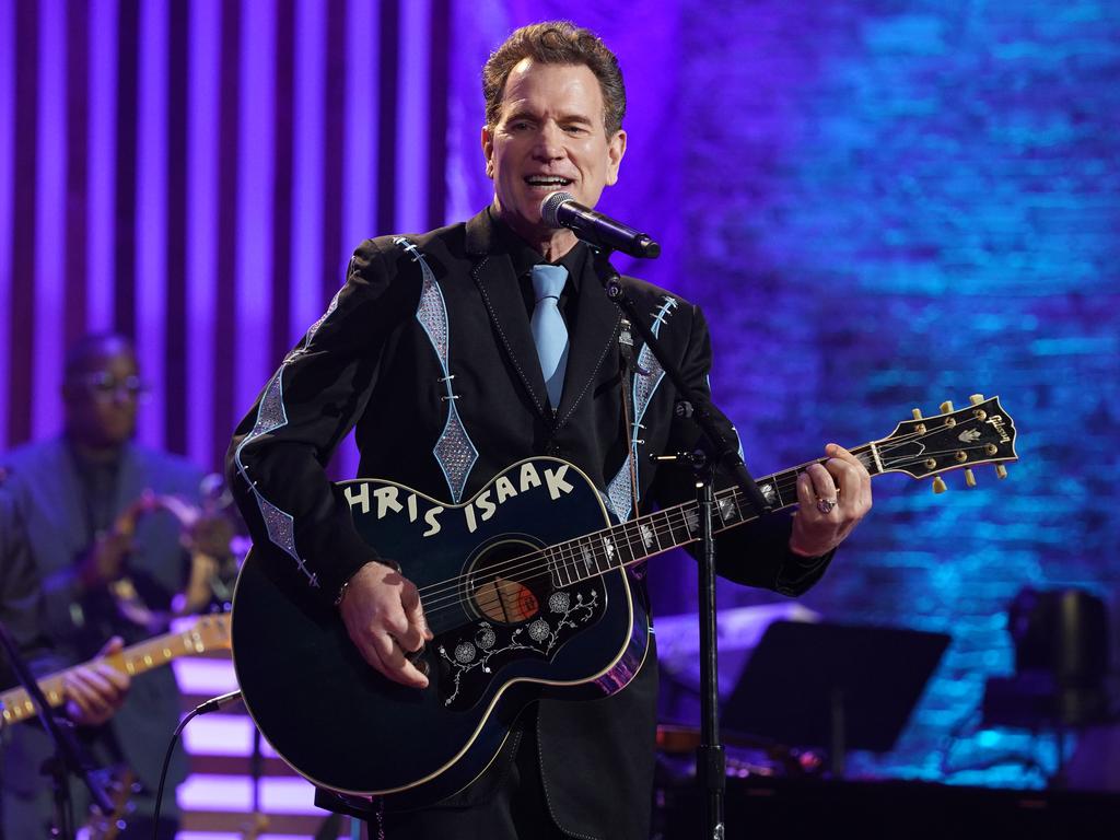 Isaak performs onstage in September at the Americana Honors &amp; Awards at Ryman Auditorium in Nashville, Tennessee. Picture: Erika Goldring/Getty Images