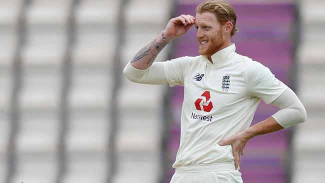 It was a tough day at the office for new England skipper Ben Stokes.