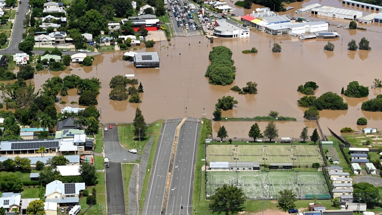 Bitumen seal on Gympie roads 'peeled off' by flood waters