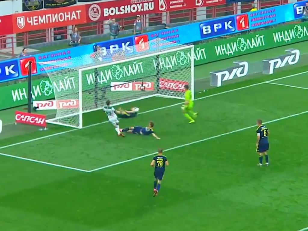 Rostov’s Evgeny Cernov produces best double save in football history ...