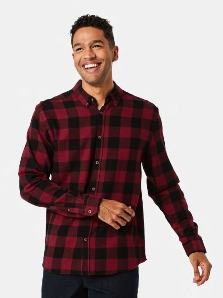 Kmart’s Long Sleeve Buffalo Check Shirt for $15.