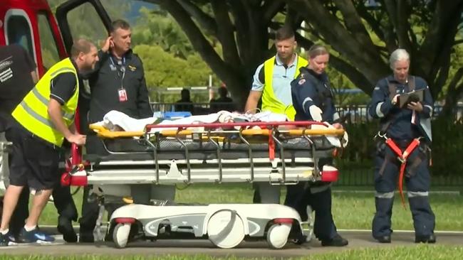 A man has miraculously survived a crocodile attack on Queensland's Cape York Peninsula. Picture: Nine