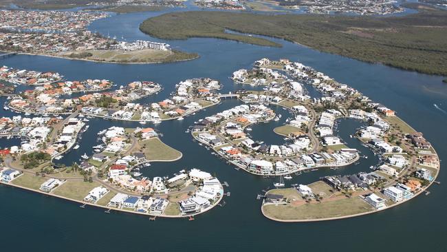 Sovereign Islands is one of the Gold Coast’s most exclusive suburbs. Picture Mike Batterham