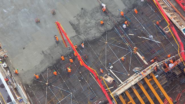Lifeline and Buildcorp are working together to reduce the stigma of mental wellbeing on construction sites. Picture: iStock