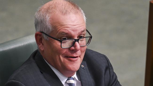 CANBERRA, AUSTRALIA, NewsWire Photos. JUNE 1, 2023: Scott Morrison during Question Time at Parliament House in Canberra. Picture: NCA NewsWire / Martin Ollman