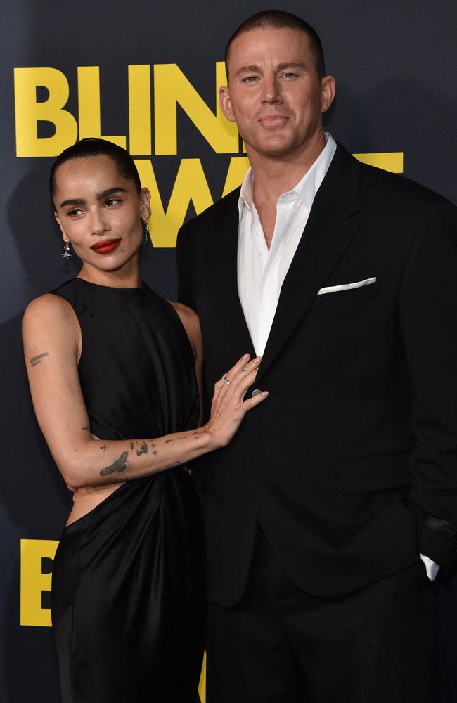 Kravitz and Tatum ended their relationship following their film’s press tour. Picture: Chris Delmas/AFP