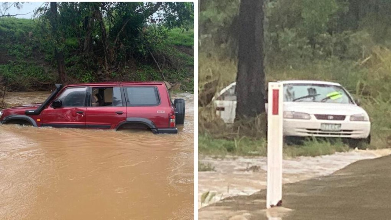 Woman rescued, Gympie man escapes car swept away in flash flooding ...