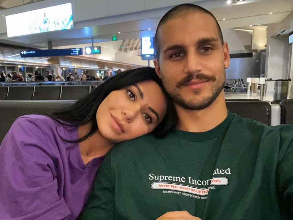 Martha and her boyfriend of one year Michael Brunelli recently travelled to Greece, Mexico and the States. Picture: Instagram/Martha Kalifatidis