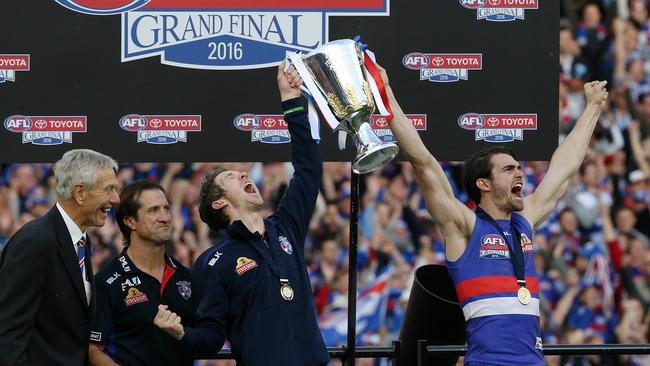 The Western Bulldogs are back in black after 40 years.