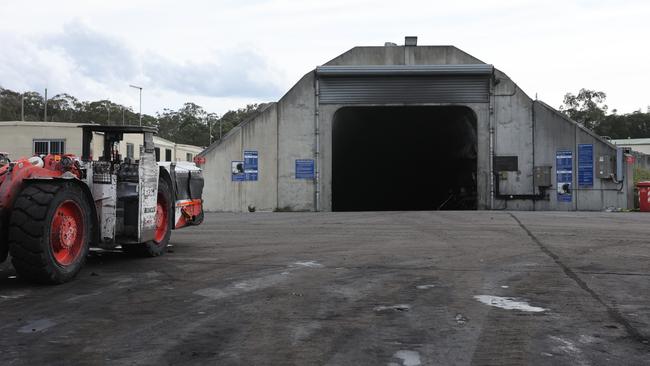 The entrance to Centennial Coal's Mandalong mine. Picture: David Swift