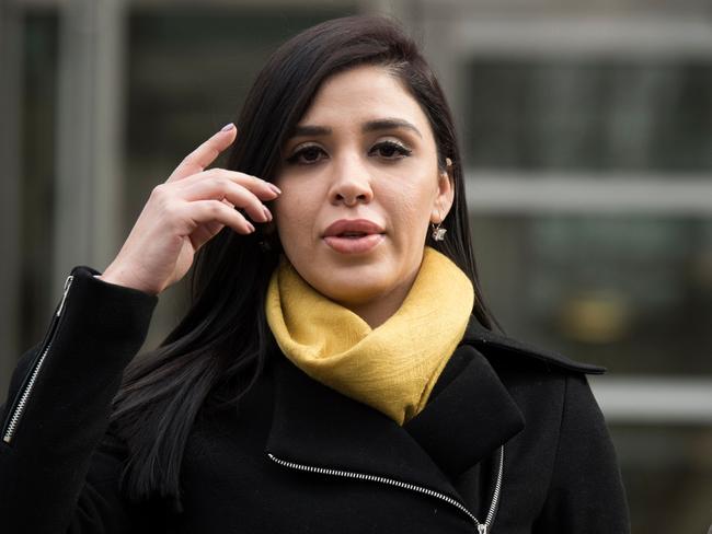 El Chapo’s wife, Emma Coronel Aispuro, who was a former teenage beauty queen. Picture: Don Emmert/AFP