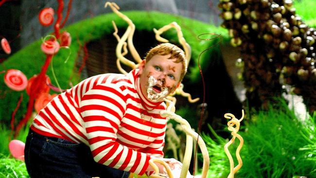 The gluttonous Augustus Gloop from Charlie and the Chocolate Factory cannot possibly be ‘fat’ anymore. Picture: Supplied