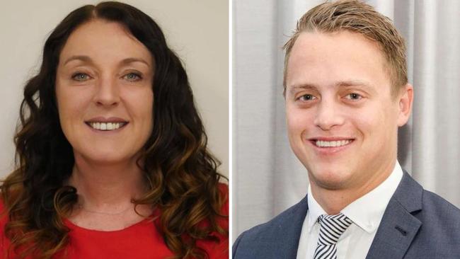 The next federal Cunningham MP is likely to be either Alison Byrnes Scully or Mischa Zelinsky, with both hopefuls vying for Labor preselection. Pictures: Facebook