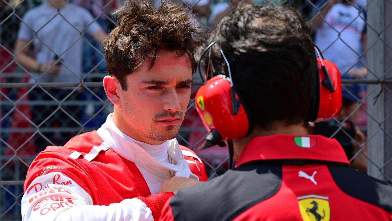 Ferrari's Charles Leclerc is in for a tough race. (Photo by ANDREJ ISAKOVIC / AFP)