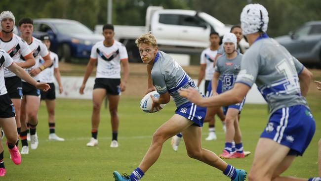 Frazer Merrick in action for the North Coast Bulldogs against the Macarthur Wests Tigers during round two of the Andrew Johns Cup at Kirkham Oval, Camden, 10 February 2024. Picture: Warren Gannon Photography