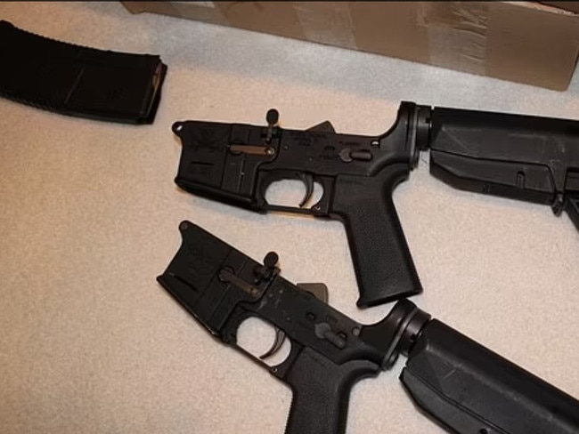 A number of weapons were discovered. Picture: US Department of Justice