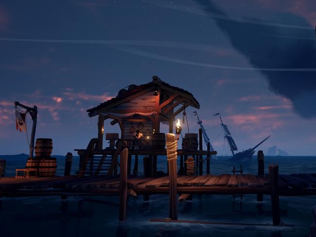 <i id="U632917959775e5E" style="font-weight:normal;font-style:normal;">Sea Of Thieves</i> shows a lot of promise as a multiplayer game.