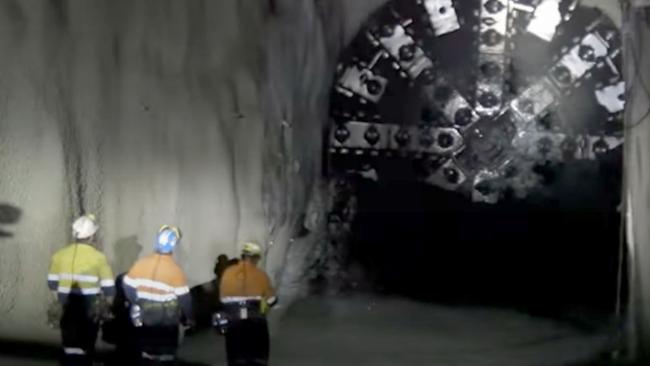 Inside Anglo American’s Grosvenor Coal Mine near Moranbah, the scene of a major explosion yesterday. Picture: YouTube