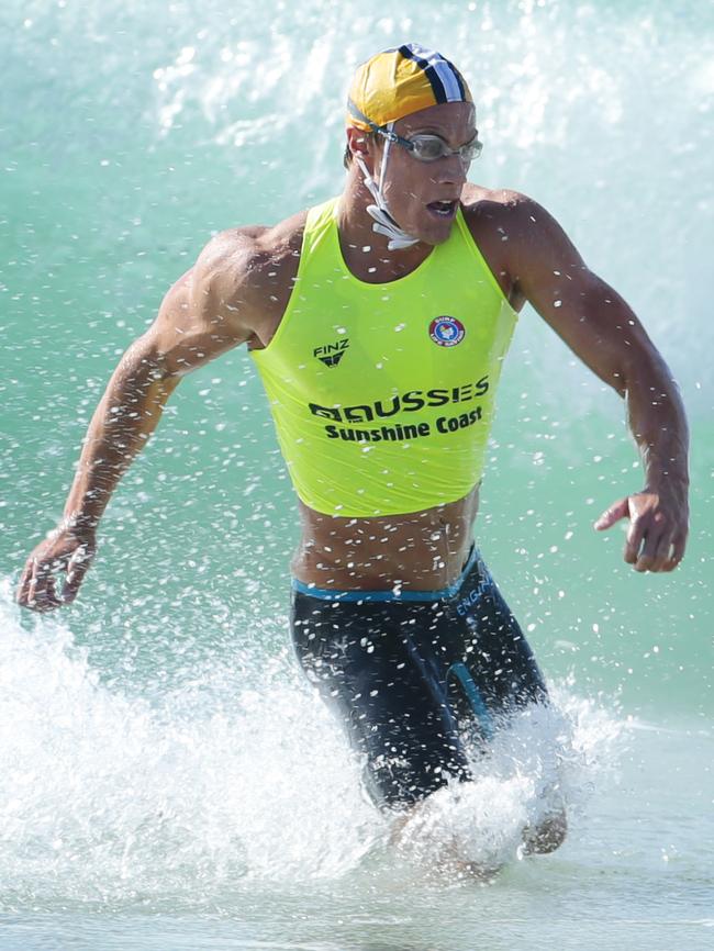 Matt Bevilacqua at the Australian SLSC Titles at Maroochydore earlier this year. Photo LACHIE MILLARD