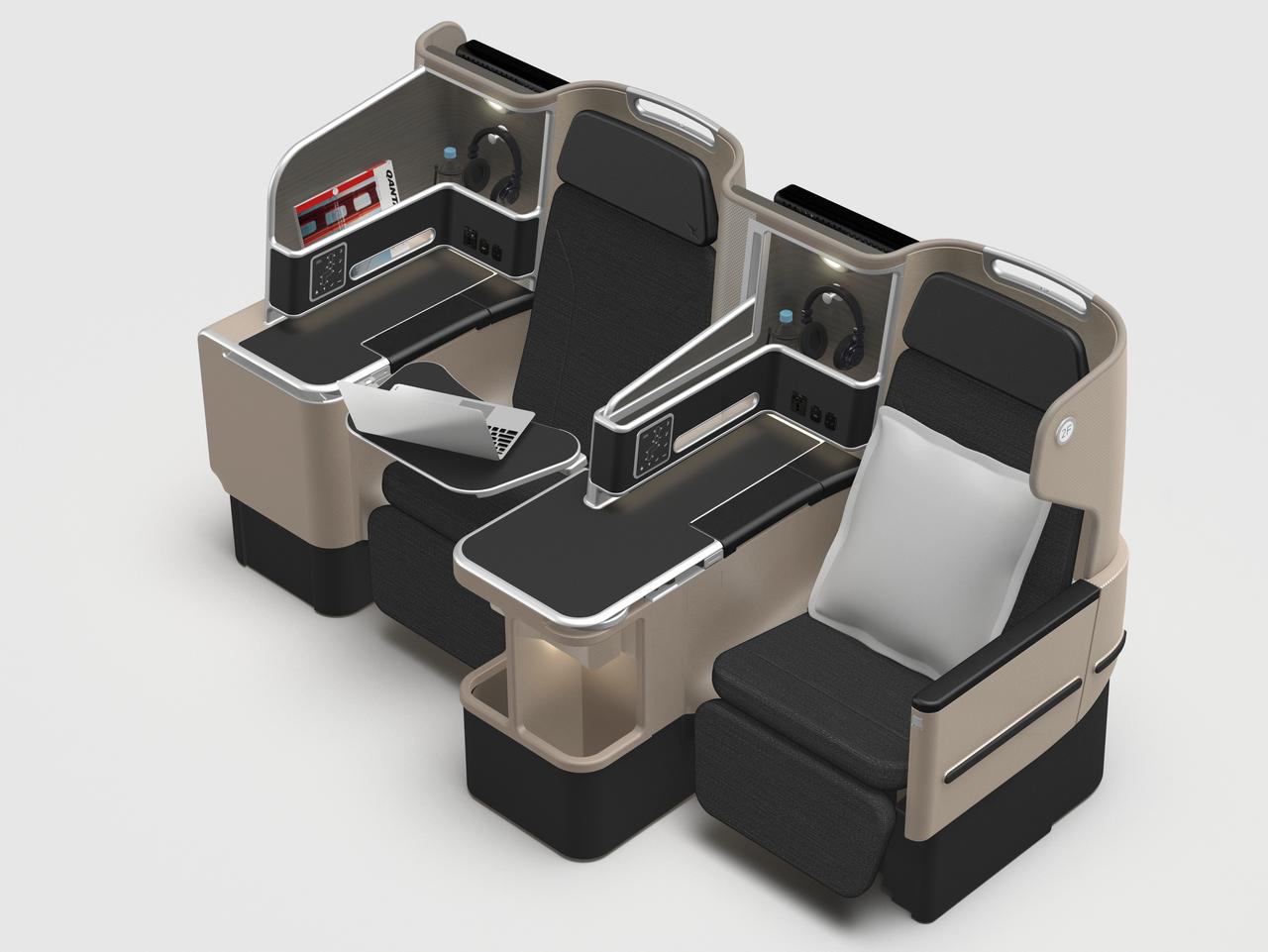 Business passengers will now be able to adjust their seat dividers.